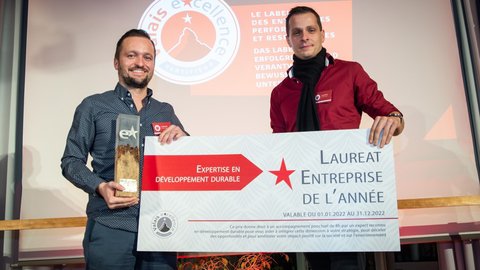 Valélectric Farner SA élue «Entreprise Valais excellence de l’année» 2021